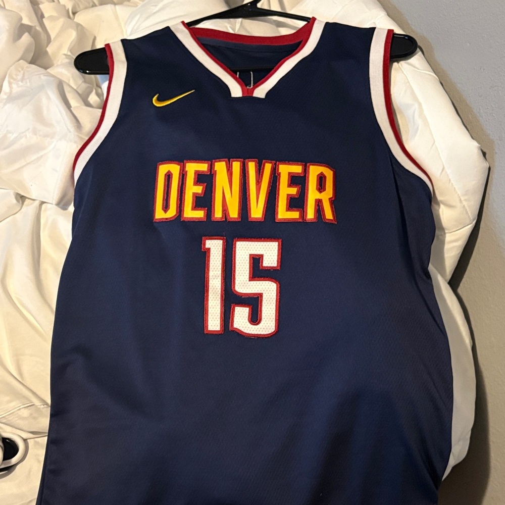 Nike Denver Basketball Jersey - Navy and Yellow